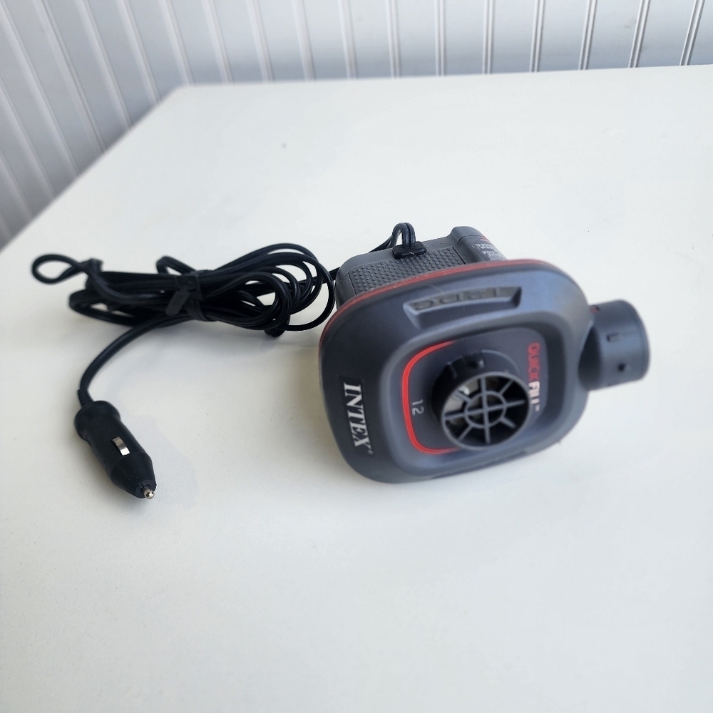 Intex Quick-Fill Electric Air Pump 12v DC Powered For Camping (AP-636) =